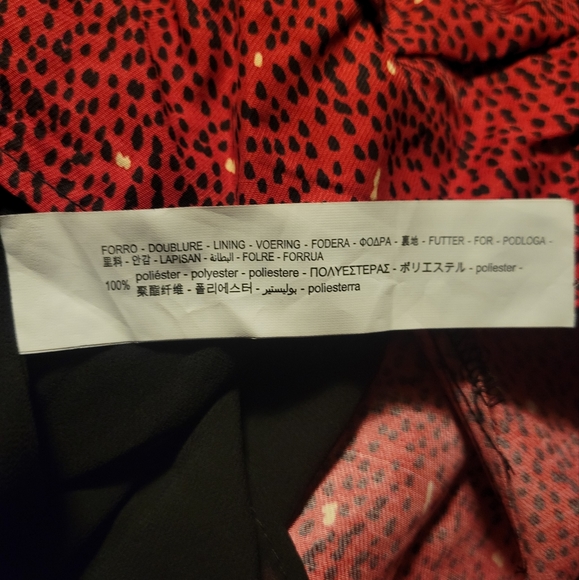 Zara- Red Plunge Dress ❤️ - Picture 5 of 5